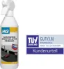 A bottle of HG Naturstein Arbeitsplatten-Reiniger with a TÜV certification badge. Produktbild-Vorschau