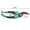 A pair of garden shears with size indicators. Anteprima dell’immagine prodotto