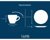 CreaTable, 24043, Caldera Mix, 8-dielna sada na espresso, Náhľad obrázku produktu 12