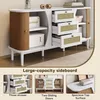 Fortuna Lai dressoir, rieten commode, commode met Productafbeelding-voorbeeld 10