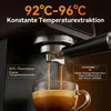 Zimilo Siebträger Espressomaschine mit Milchaufschäumer, 20 Produktbild-Vorschau 5