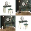 A vanity set with a stool and mirror. Náhľad obrázku produktu