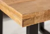 Solidny stolik kawowy IRON CRAFT 60cm drewno mango Podgląd zdjęcia produktu 4