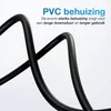 Qost - USB-C naar Garmin Kabel - 1 Meter - PVC - Zwart - Productafbeelding-voorbeeld 2