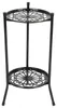 2 -Tier Metall Pflanzenständer Blumentopfhalter Display Produktbild-Vorschau 3