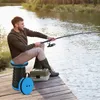 Ikodm, 2 chaises pliantes portables, bleues, tabouret Voir les images du produit 12