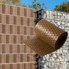 NYVI Polyrattan Sichtschutzstreifen Privafence Honig 255 x Produktbild-Vorschau 1