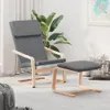 vidaXL Podnóżek ciemnoszary 51x41x40 cm tkanina Podgląd zdjęcia produktu 10