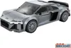 A gray Audi R8 Coupe toy car made of building blocks. Voir les images du produit