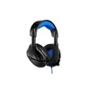 A black and blue gaming headset is shown against a white background. Produktbild-Vorschau