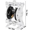 Pompa pneumatica a doppia membrana 13 GPM 150℉ Ingresso e Anteprima dell’immagine prodotto 8