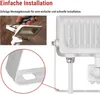 LED reflektor GLARO mit Bewegungssensor, 20 W,weiß, IP54, 2000 lm, neutralweiß Produktbild-Vorschau