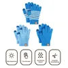 3 Paar Kinder Strickhandschuhe mit Touchscreen, Winter Produktbild-Vorschau 3
