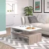 Vicco Stolik kawowy Amato, 90 x 60 cm, Biały/Sonoma Podgląd zdjęcia produktu 4
