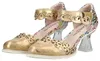 Laura Vita Damen Riemchenpumps florale Cut-Outs und Produktbild-Vorschau 9