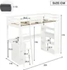 Flieks Kinderbett Hochbett 90x200cm mit Schreibtisch und Produktbild-Vorschau 6