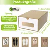 XMTECH 20 kusů úložných boxů na boty s okénkem úložné boxy Náhled obrázku produktu 2