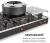Fonduelette XL 3-en-1 gril à raclette & fondue pierre Voir les images du produit 7