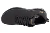 A top-down view of a black Skechers Bobs Geo How Marvelous sneaker. Produktbild-Vorschau