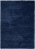 A dark blue shaggy rug. Produktbild-Vorschau