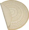 Ethno-Outdoor-Teppich Terrassenteppich rund in Beige und Produktbild-Vorschau 4