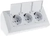 bloc de 3 prises, blanc 250V~/ 16A, montage en saillie avec Voir les images du produit 1