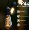LUMILED Rozprávkové svetlá 15M s 15x E27 LED 6W ST64 Teplá Náhľad obrázku produktu 2
