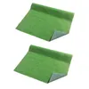 2x Rasenteppich mit Noppen 100x200 cm Grün Teppich Produktbild-Vorschau 1
