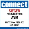 AVM FRITZ!Box 7530 AX WI-FI 6 DSL-Router (DSL/VDSL,1.800 Produktbild-Vorschau 20