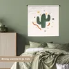 MuchoWow® Wandteppich Wandbehang Kaktus - Konfetti - Sommer Produktbild-Vorschau 4