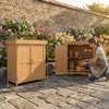 Geräteschrank wetterfest, Gartenschrank Tannenholz, Produktbild-Vorschau 6