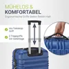 Juskys Hartschale Kofferset Reisekoffer 3 teilig - Produktbild-Vorschau 3