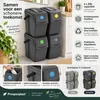 Sada 4 odpadkových košů SORTIBOX II - objem: 4x25 l, barva: Voir les images du produit 4