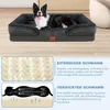 Tierbett orthopädisches Hundebett Memory Foam Ergonomisches Produktbild-Vorschau 3