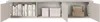 Selsey Ovarlo - Pensile TV, grigio con frontali rigati, 163 Anteprima dell’immagine prodotto 6