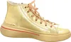 A single gold high-top sneaker is shown against a white background. Produktbild-Vorschau