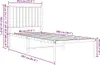 vidaXL Postel s čelem kovová černá 80x200 cm Náhled obrázku produktu 6