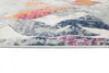 Tapis ras ras multicolore Abstrait Chambre Salon Moderne Voir les images du produit 5