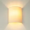 Wandleuchte Loft im modern Stil creme Stoffschirm 1x E27 Produktbild-Vorschau 1
