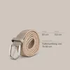 hemmy Stretchgürtel ( Länge: 125cm ) Beige Flechtgürtel - Produktbild-Vorschau 7