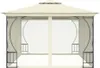 vidaXL Padiglione con rete 300x400x265 cm Crema Anteprima dell’immagine prodotto 7