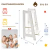 Lernturm Für Kinder Lernstuhl Kleinkind-Turm & Holz Produktbild-Vorschau 2