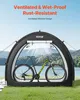 Tente pour vélo VEVOR, pour 1 à 2 vélos, avec fibre de Voir les images du produit 6