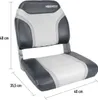 Waterside Captain Deluxe Bootssitz, grau/weiß Produktbild-Vorschau 8