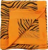 Baumwolltuch - Zebra orange - schwarz - quadratisches Tuch Produktbild-Vorschau 4
