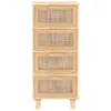 vidaXL Sideboard Braun 40x30x90 cm Massivholz Kiefer und Produktbild-Vorschau 11