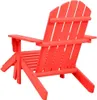vidaXL Chaise de jardin Adirondack avec repose-pieds en Voir les images du produit 3