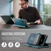 A man is using a phone case with an adjustable kickstand. Produktbild-Vorschau