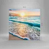 Bild auf Leinwand - Leinwandbild - Meer Welle Strand - Produktbild-Vorschau 3