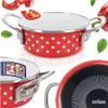 Orion | Pánev - červená - 14 cm - 650 ml - smaltovaná ocel Náhled obrázku produktu 7